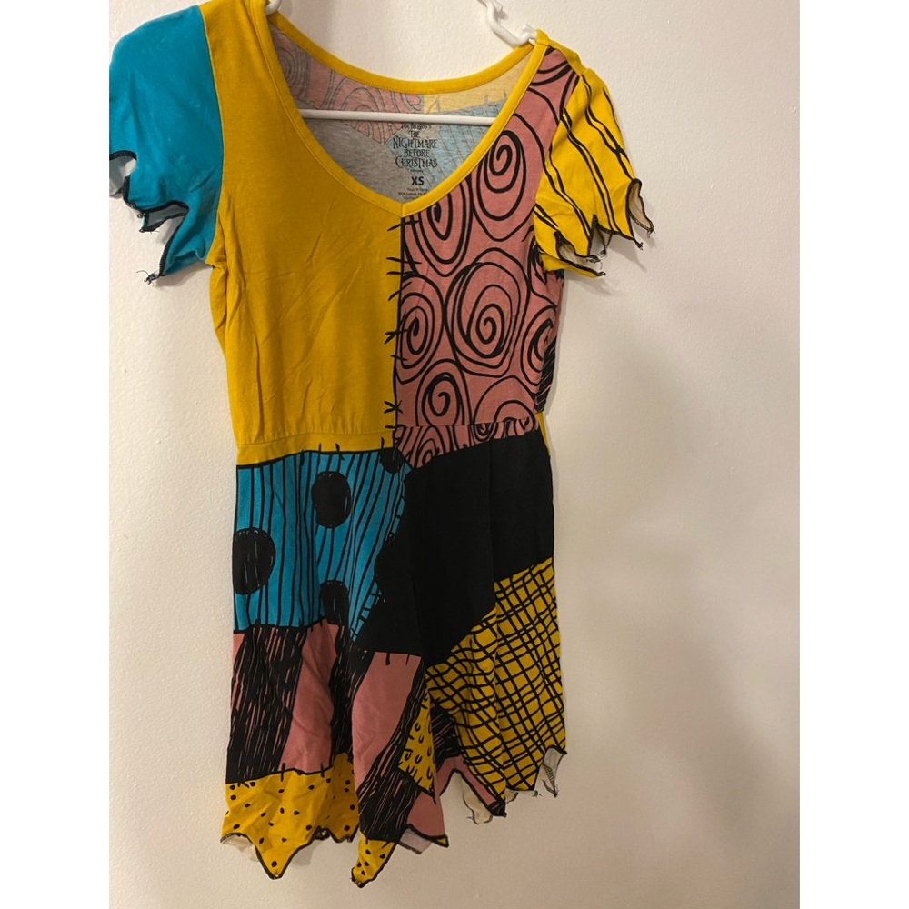 The Nightmare Before Christmas Sally Dress Costume Halloween XS Adult